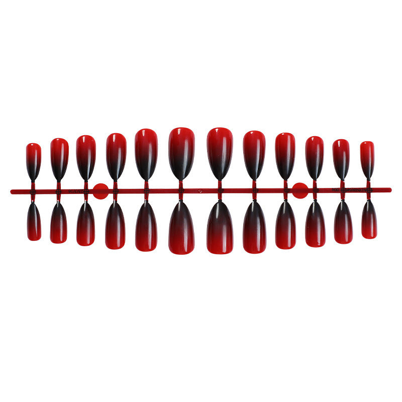 Artificial Stiletto Artificial Nails with Ombre Effect Bowlift