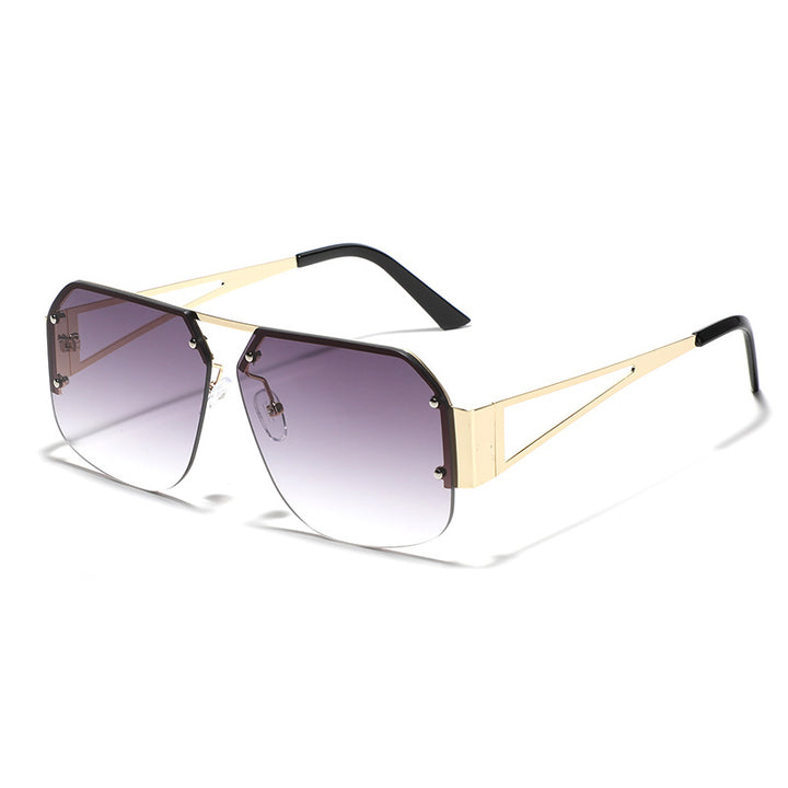 Women oversized sunglasses with distinctive frame and gentle gradient Bowlift