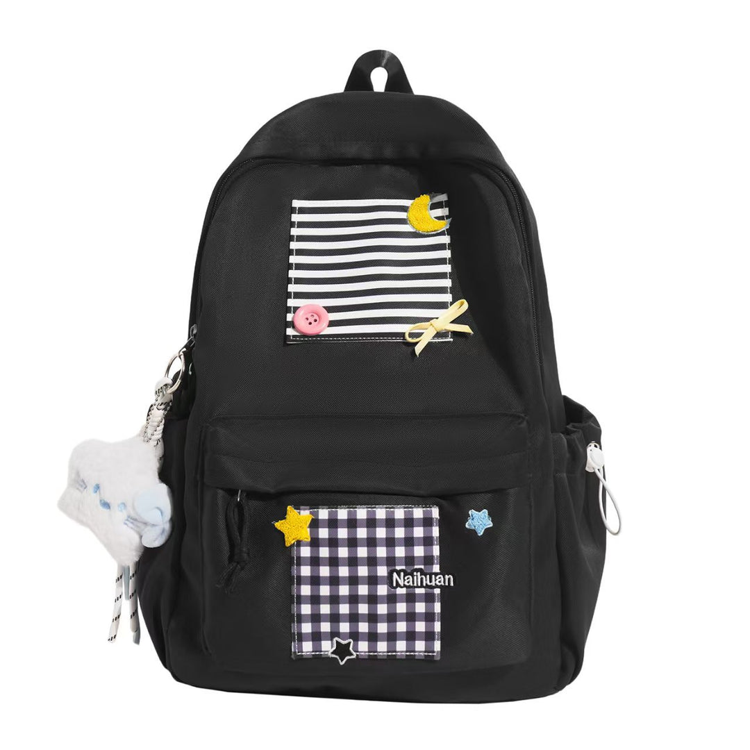 Decorative Multi-Compartt Backpack Bowlift