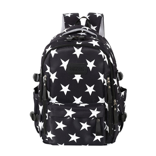 Stylish Star Print Backpack