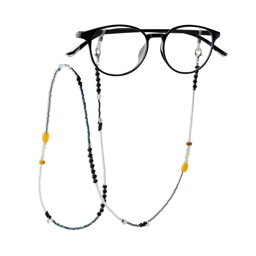 Handcrafted Beaded Eyewear Retainer Chain Bowlift