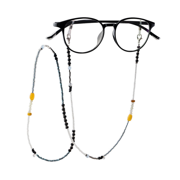 Handcrafted Beaded Eyewear Retainer Chain Bowlift