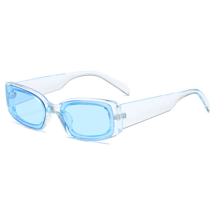 Women's stylish sunglasses with square lenses and transparent frame Bowlift