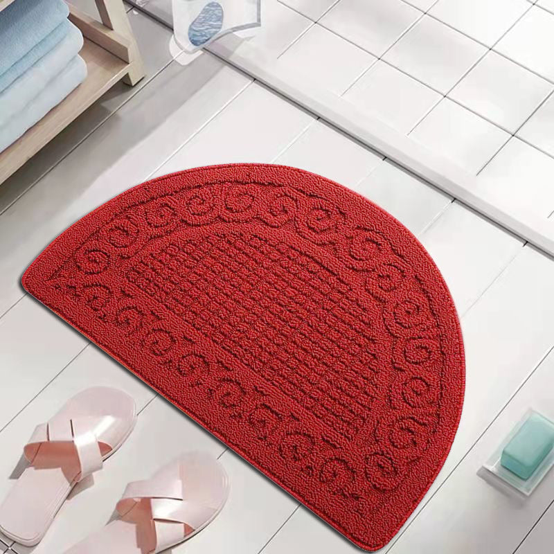 Decorative Half-Moon Shower Mat Bowlift