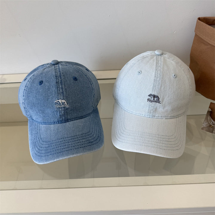 Women's Classic Denim Baseball Cap Bowlift