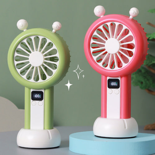 Unisex Portable USB Table Fan with Digital Speed Display Bowlift