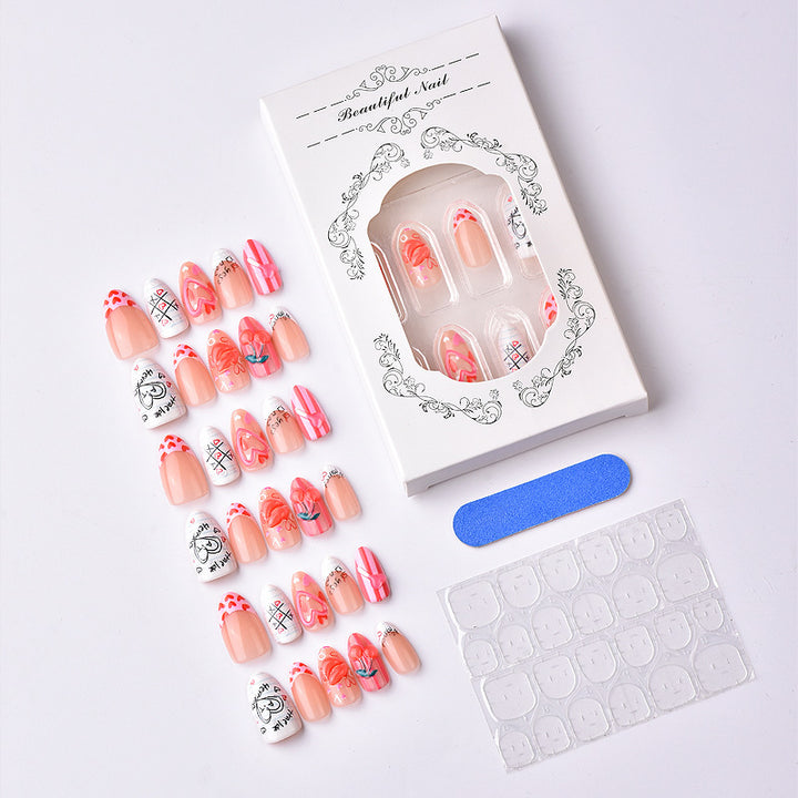 Creative Heart Nail Design Set Bowlift