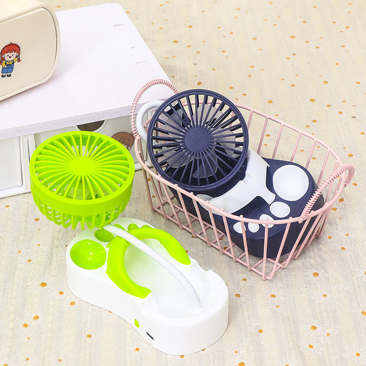 Women's portable battery fan with flexible holder Bowlift