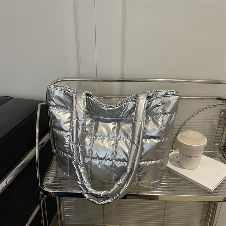 Padded Quilted Tote Bag Bowlift