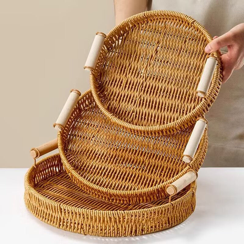 Unisex Decorative Serving Basket Bowlift