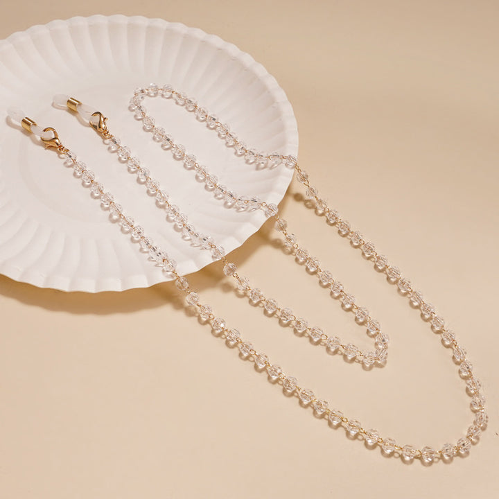 Elegant Beaded Eyewear Necklace Bowlift