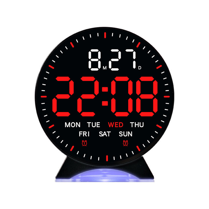 Digital multifunction alarm clock with calendar and temperature display Bowlift