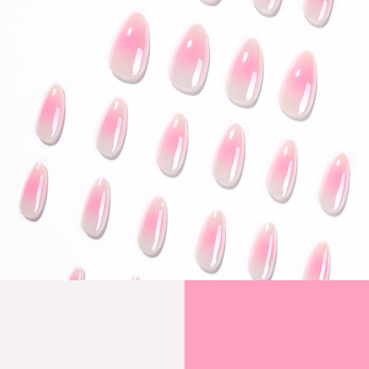 Artful nail extensions in elegant ombre design Bowlift