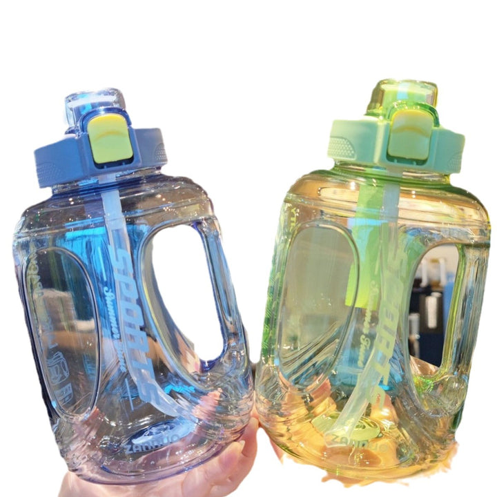Women's large water bottle with ergonomic carrying handle Bowlift