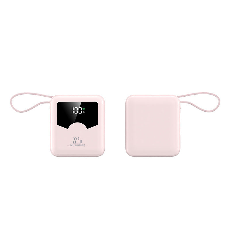 Portable power bank with digital charging display and fast charging function Bowlift