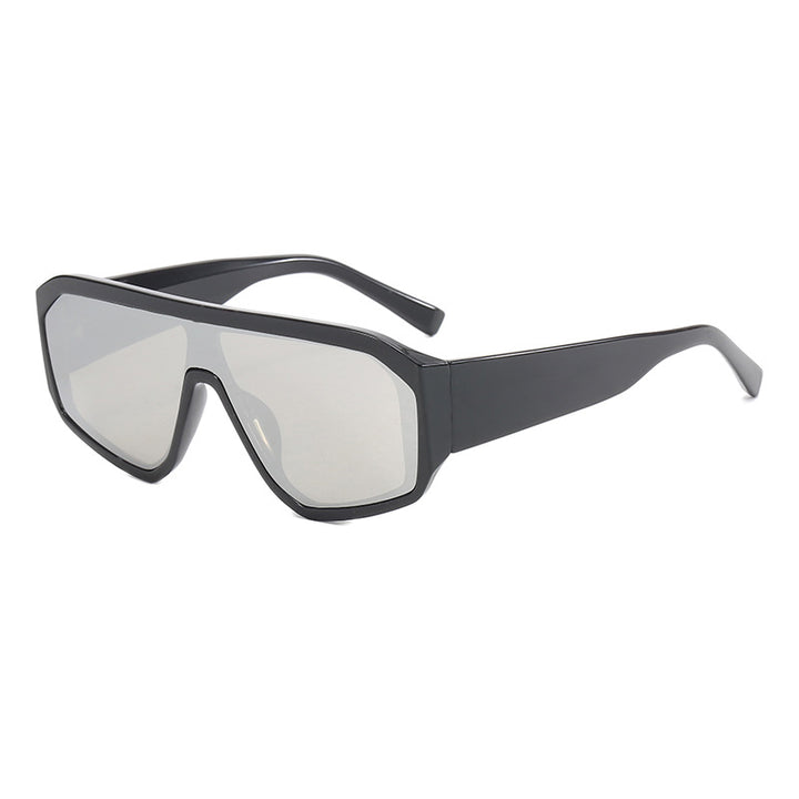Women's oversized sunglasses in modern design with wide frame Bowlift