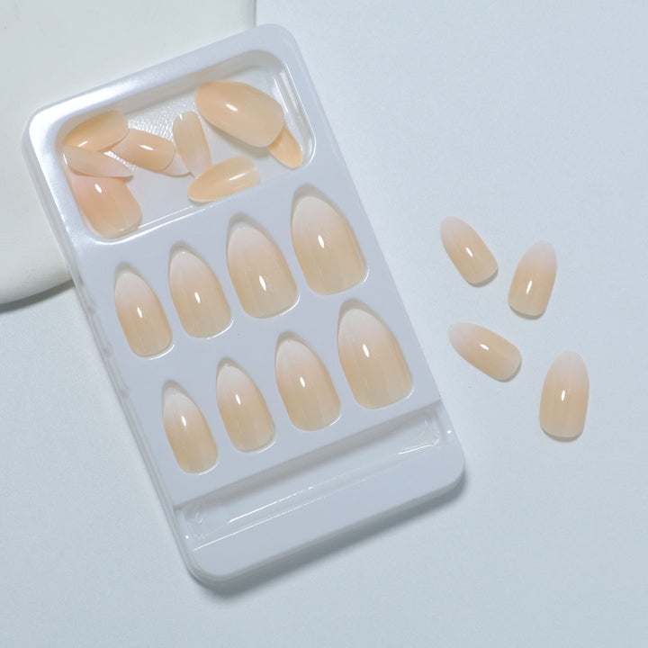 Elegant Almond-Shaped Press-On Nail Set Bowlift