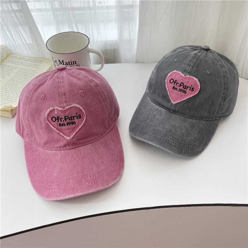 Women's Vintage-Inspired Embroidered Baseball Cap Bowlift