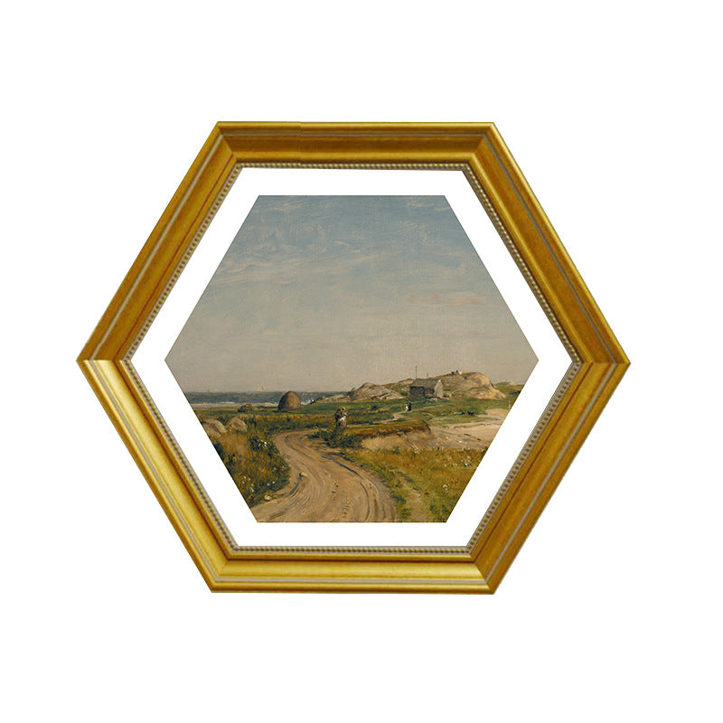 Hexagonal Coated Landscape Art