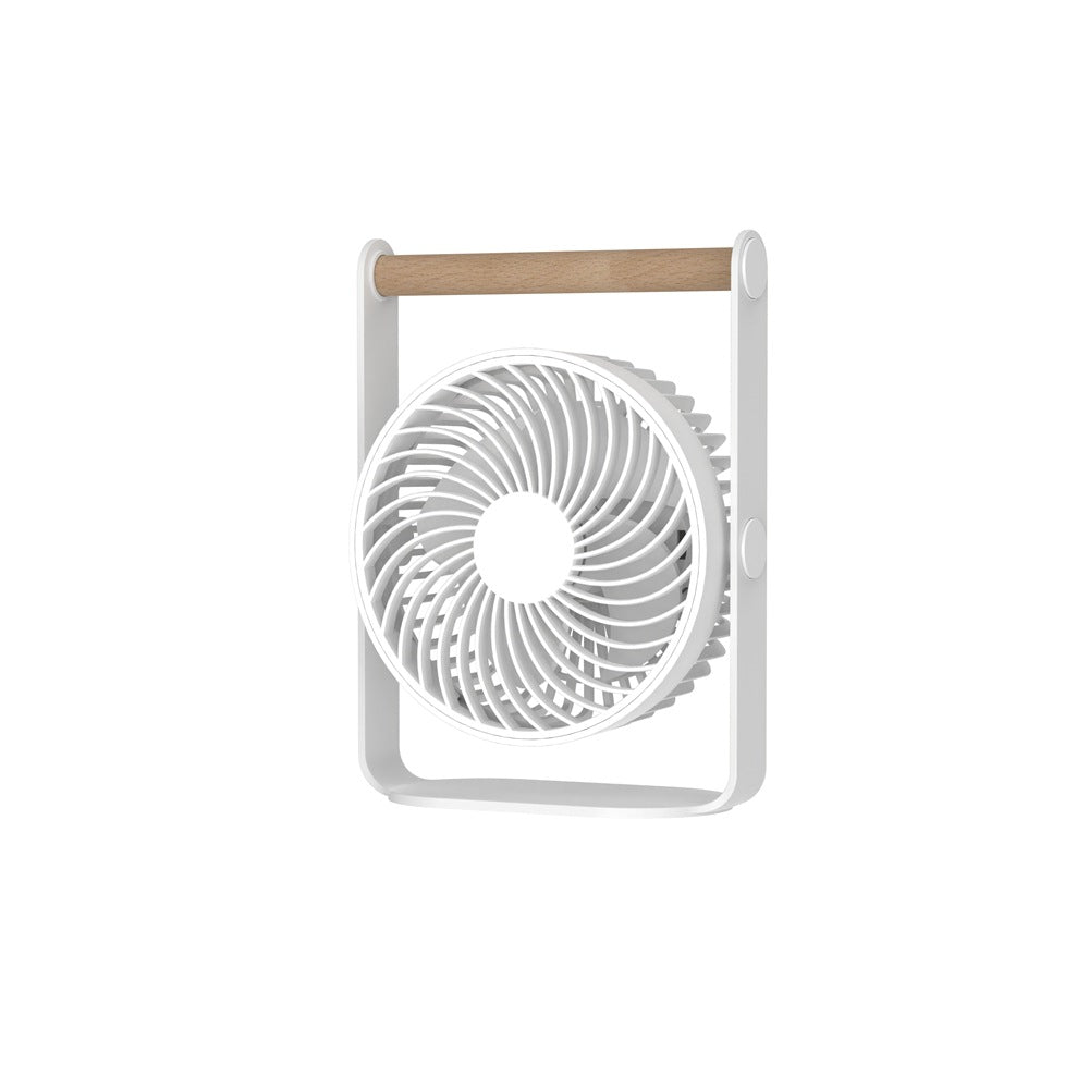 Women's Portable Fan with Ergonomic Design and Wooden Handle Bowlift