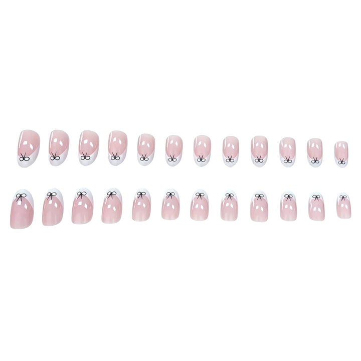 Artistic Bow-Embellished Nail Art Bowlift