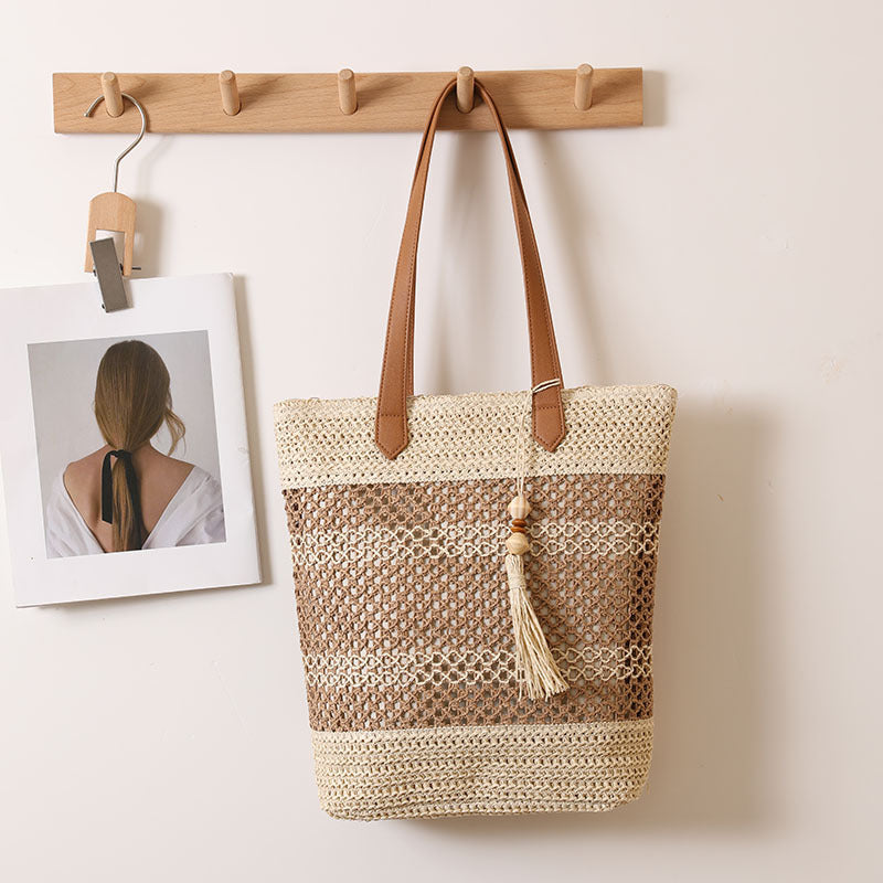 Braided Tote Bag Made From Natural Materials Bowlift