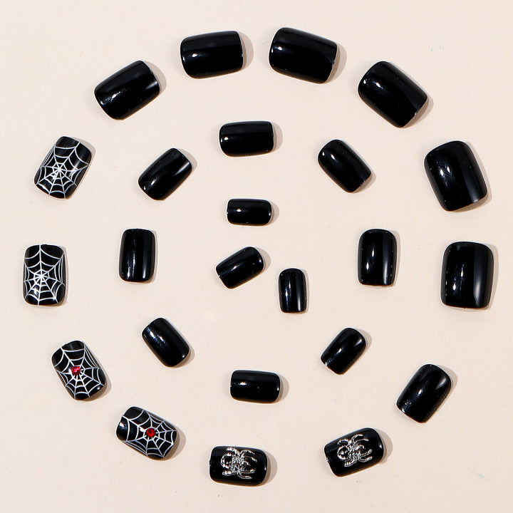 Gothic Halloween-Themed Nail Art Extensions Bowlift