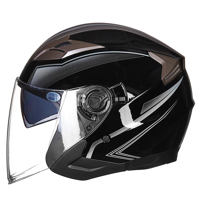 Full-Face Motorcycle Helmet with Integrated Visor Bowlift