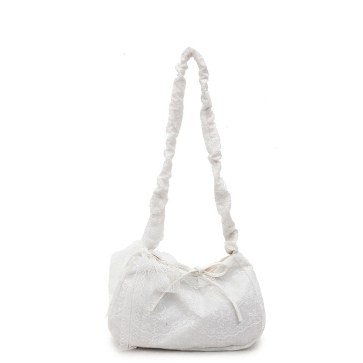 Vintage Lace Drawstring Bag Bowlift