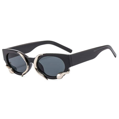 Women's designer sunglasses with a unique, sculptural frame Bowlift