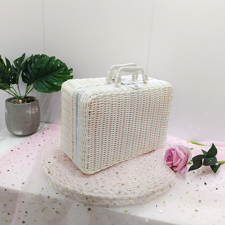 Ladies Stylish Rat Box with Practical Handles Bowlift