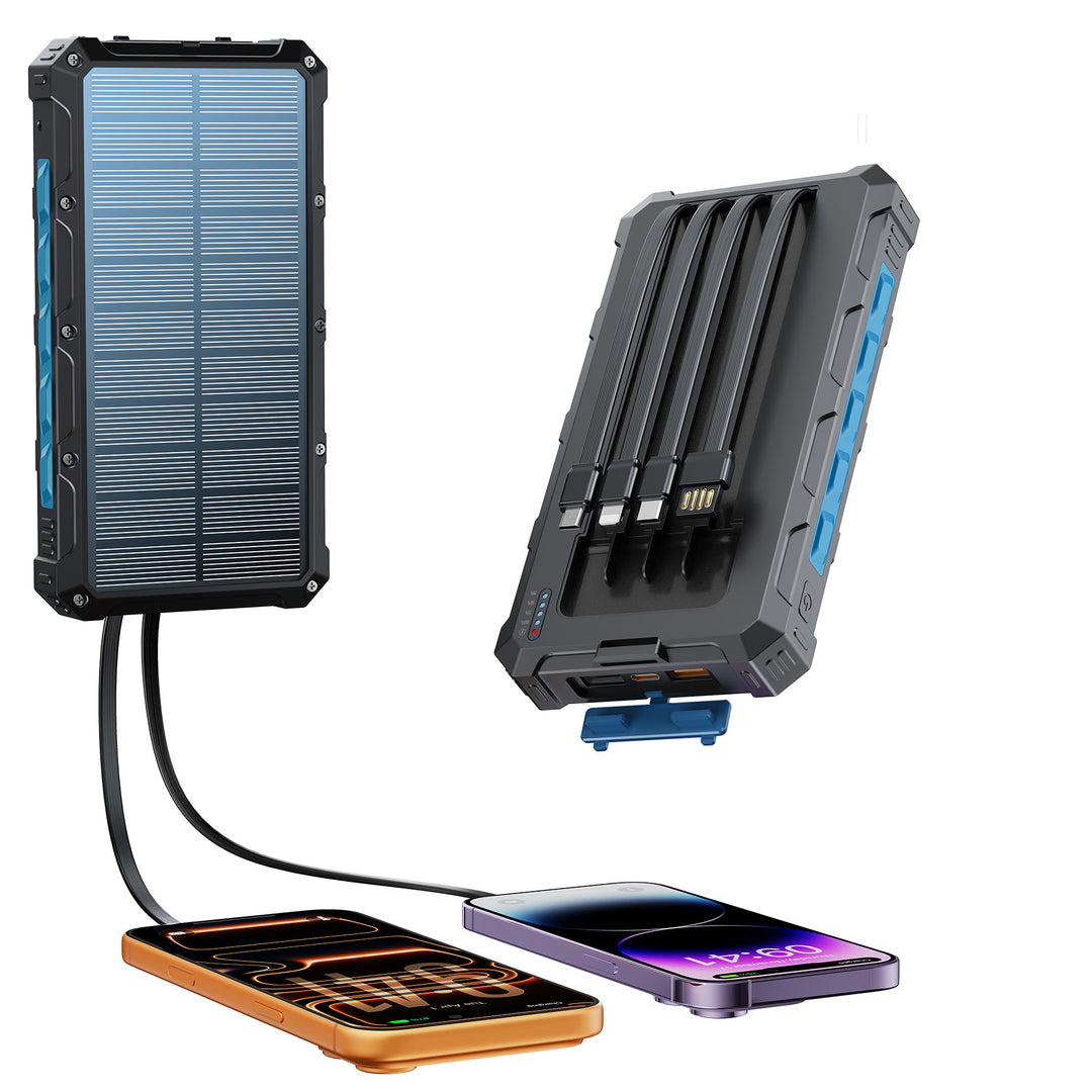 Multifunctional Solar Power Bank with Fast Charging Function Bowlift
