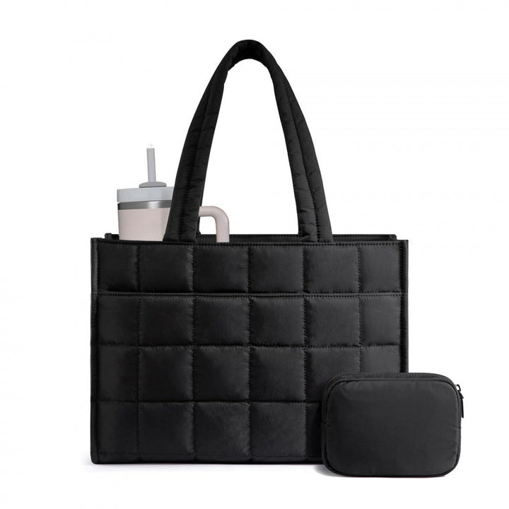 Stylish and Padded Tote Bag with Removable Interior Pocket Bowlift