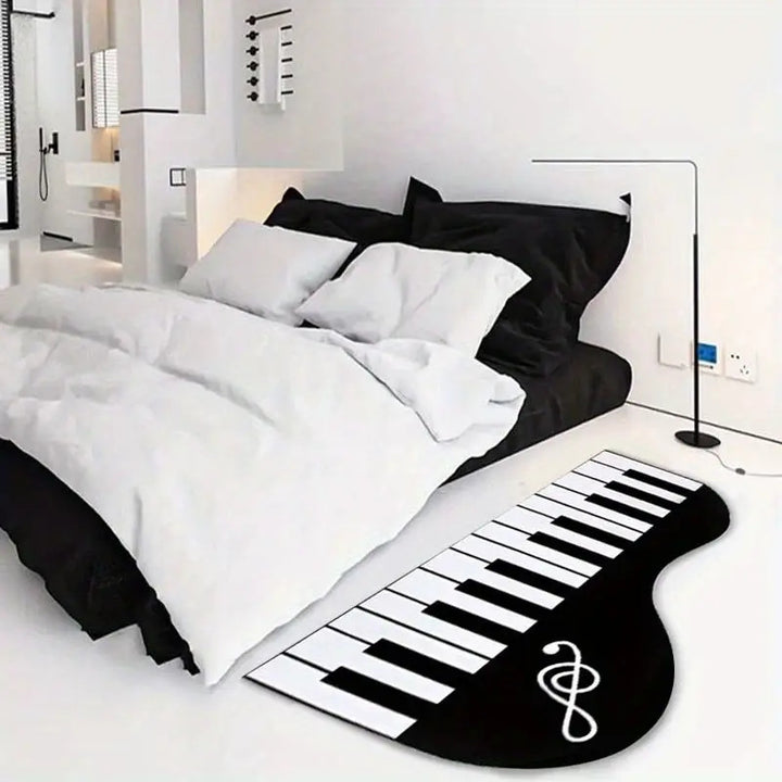 Piano-Themed Area Rug