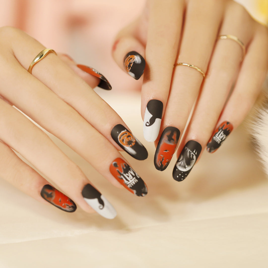 Creative Halloween Nail Art Bowlift