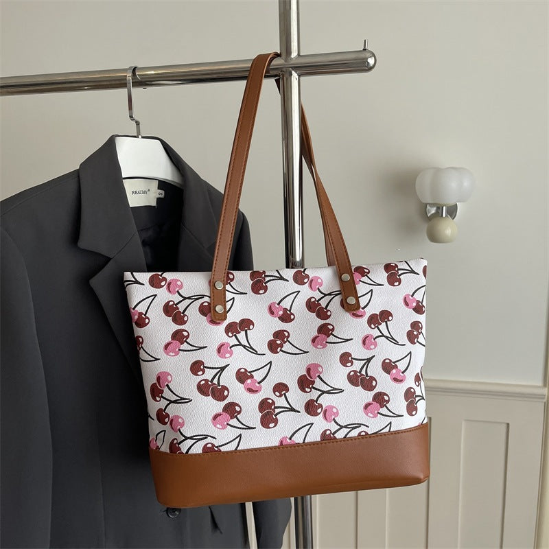 Playful Printed Canvas Tote Bag Bowlift