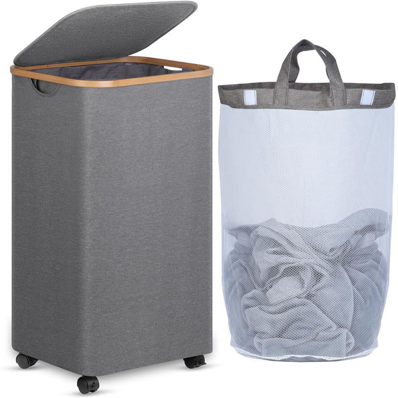 High-quality laundry container with removable inner bag Bowlift