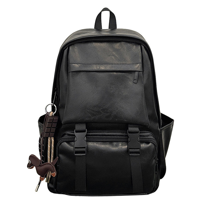 Vintage-Style Leather Backpack Bowlift