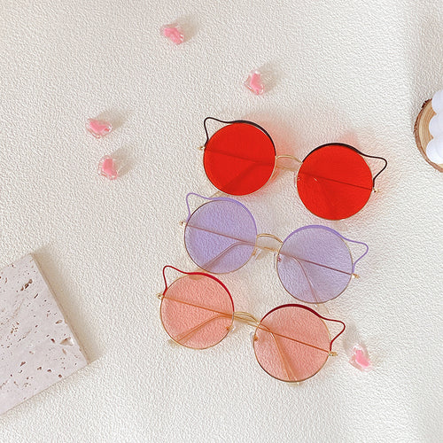 Fashionable Cat-Eye Sunglasses with Mirrored Lenses Bowlift