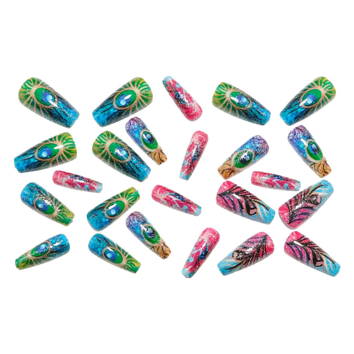 Glamorous Artificial Nail Set Bowlift