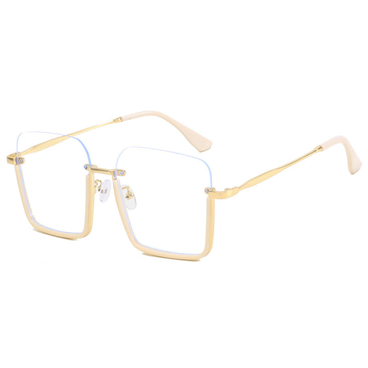 Women oversized sunglasses with elegant geometric frame Bowlift