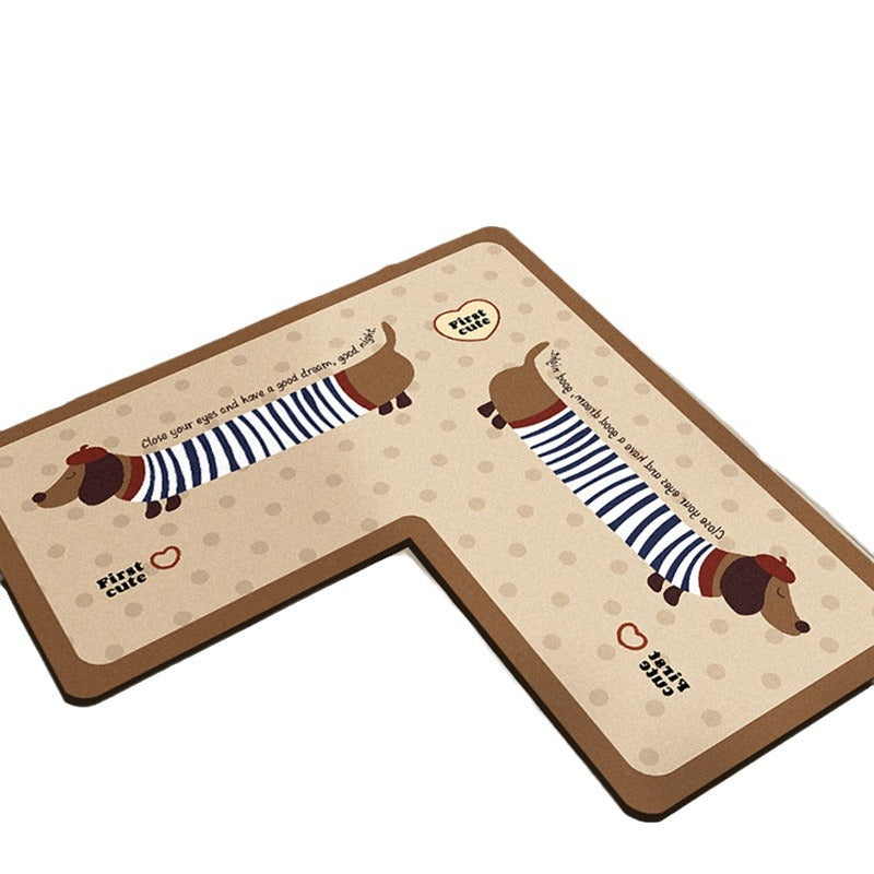 Cute Rabbit Print Bath Mat Bowlift