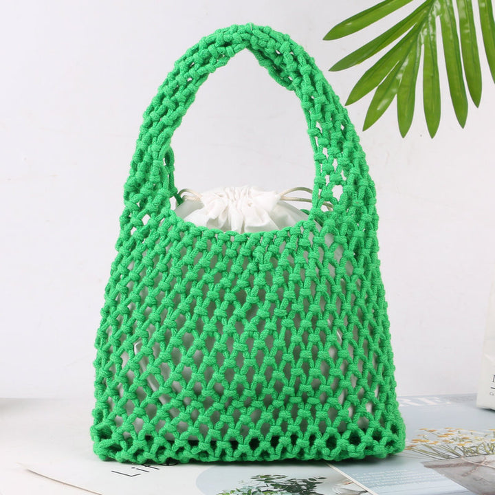 Hand-knotted tote bag made of natural cotton Bowlift
