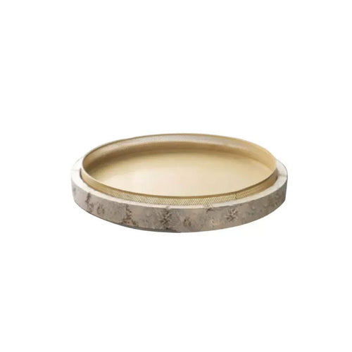 Decorative Round Serving Tray
