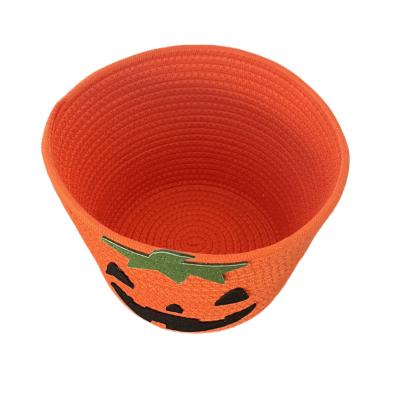 Women's Decorative Storage Basket in Pumpkin Design Bowlift