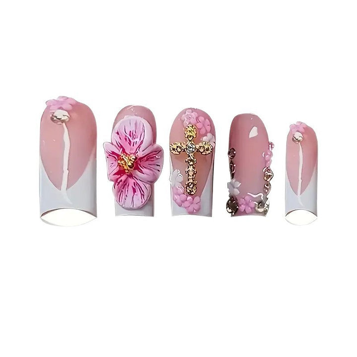 Artistic Floral Nail Art Extensions Bowlift 1787913849