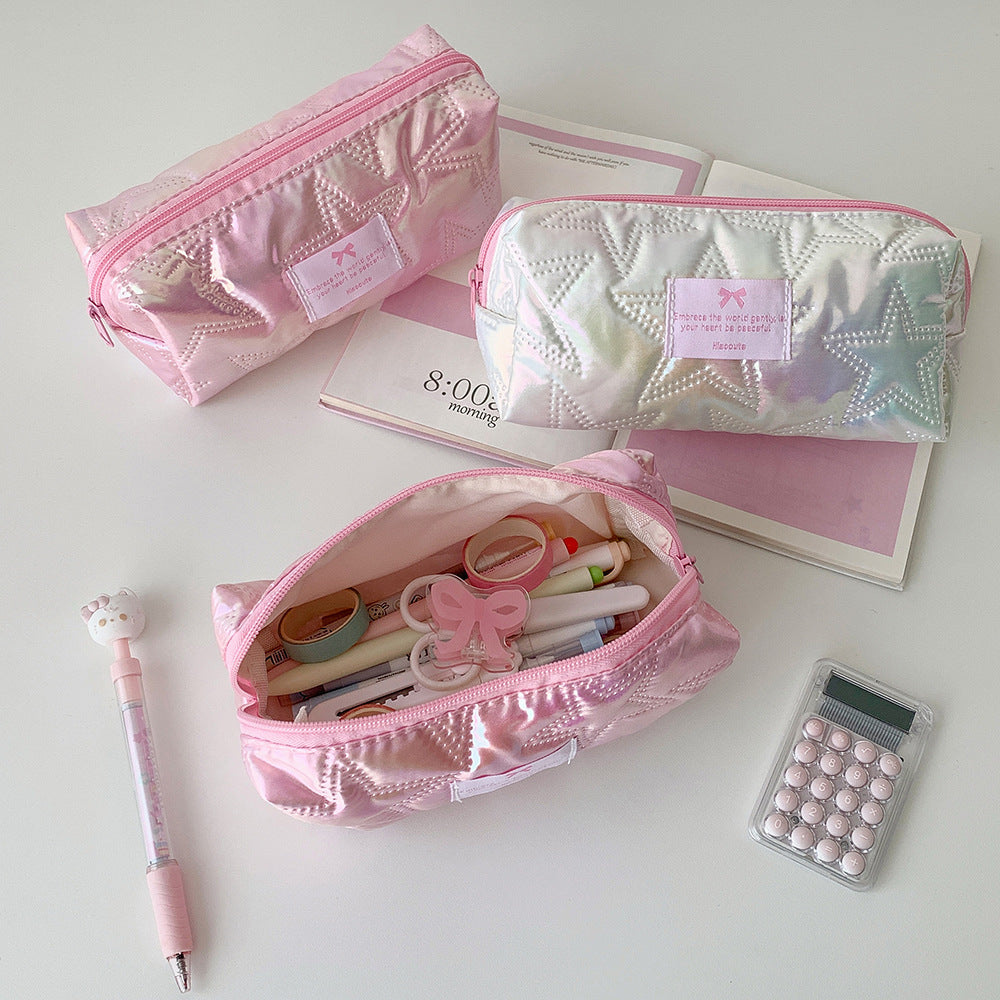 Elegant Quilted Pencil Case Bowlift
