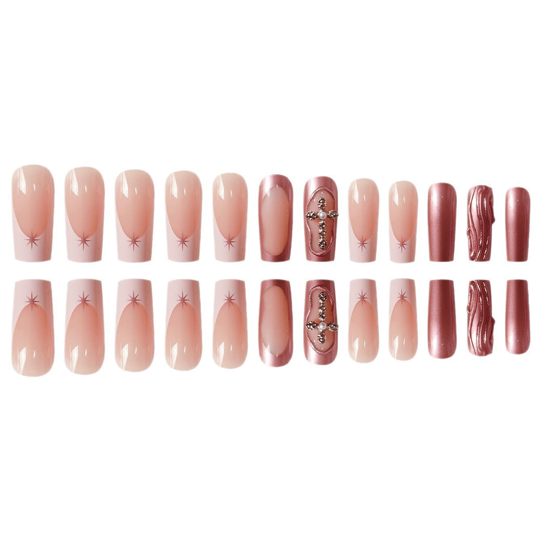 Decorative Long Sculpted Nail Art Enhancements Bowlift