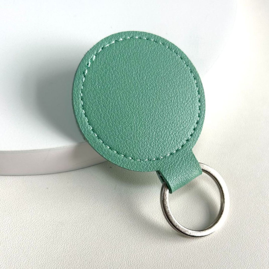 Round Leather Keyring Bowlift