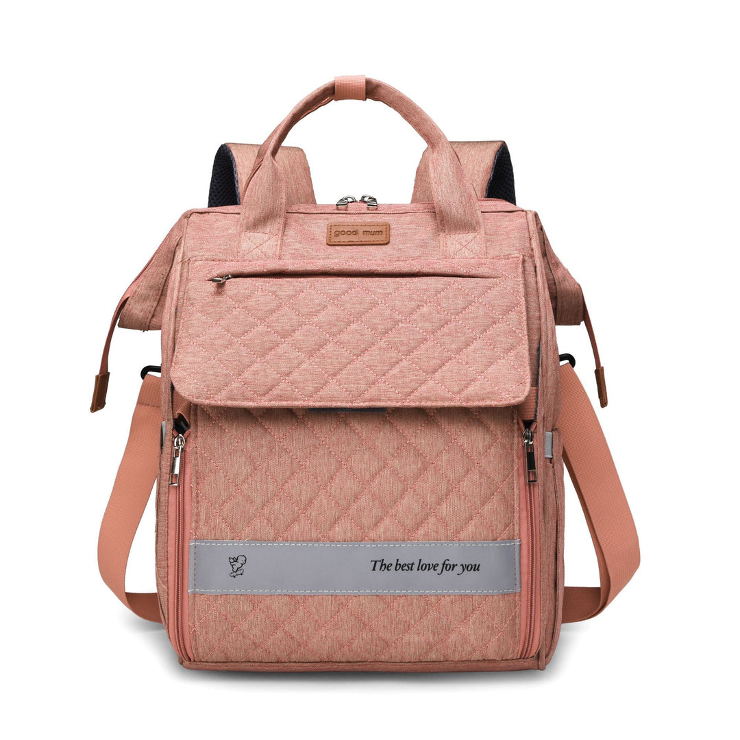 Quilted Multi-Purpose Backpack Bowlift